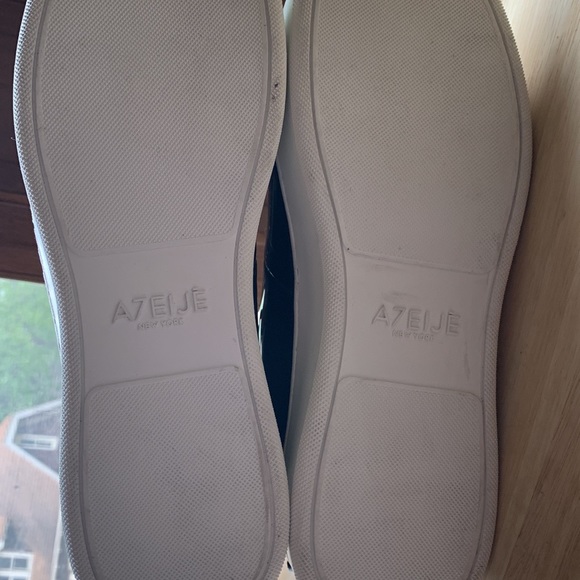 A7EIJE patent leather platform hiker/sneaker. - Picture 6 of 8